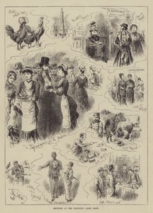 Bocetos en la Exposición de Lácteos de Islington